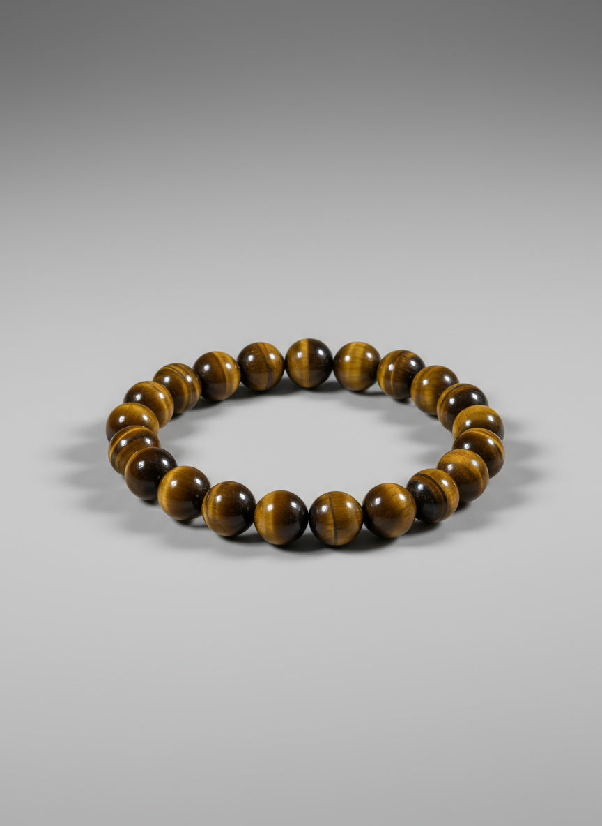 🟤 Brown Tiger Eye Strength Bracelet