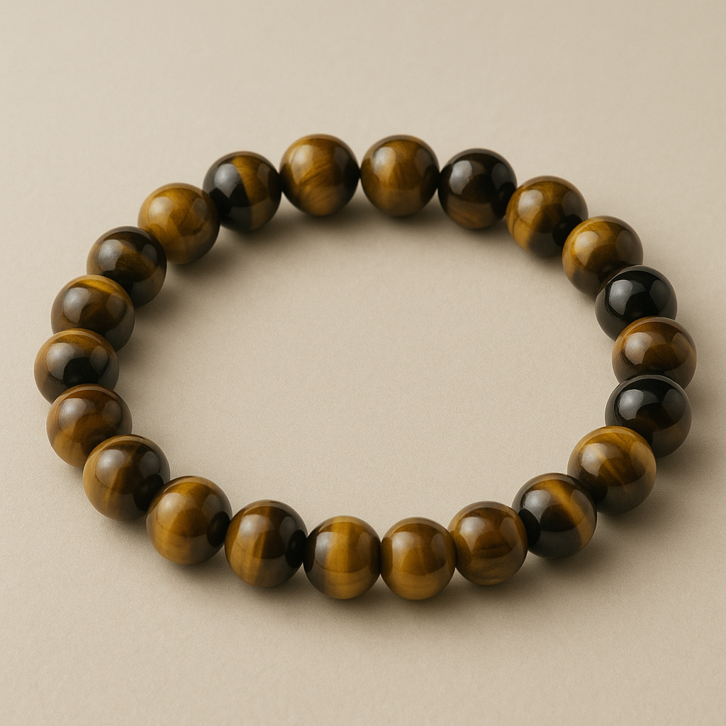 🟤 Brown Tiger Eye Strength Bracelet