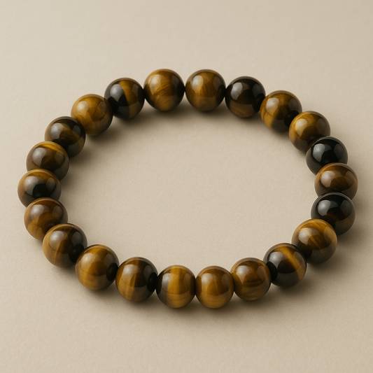 🟤 Brown Tiger Eye Strength Bracelet