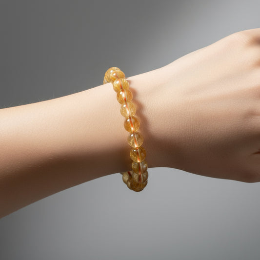 💛 Golden Citrine Prosperity Bracelet