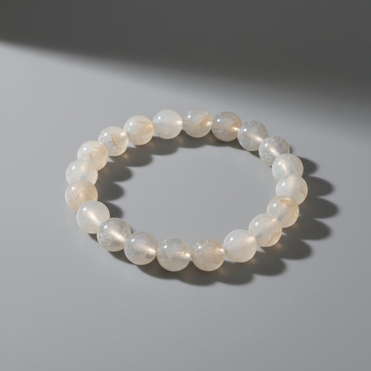❄️ Celestial Frost Agate Bracelet