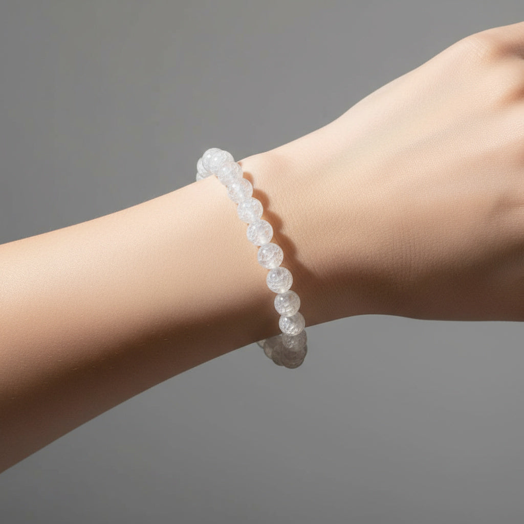 ❄️ Celestial Frost Agate Bracelet