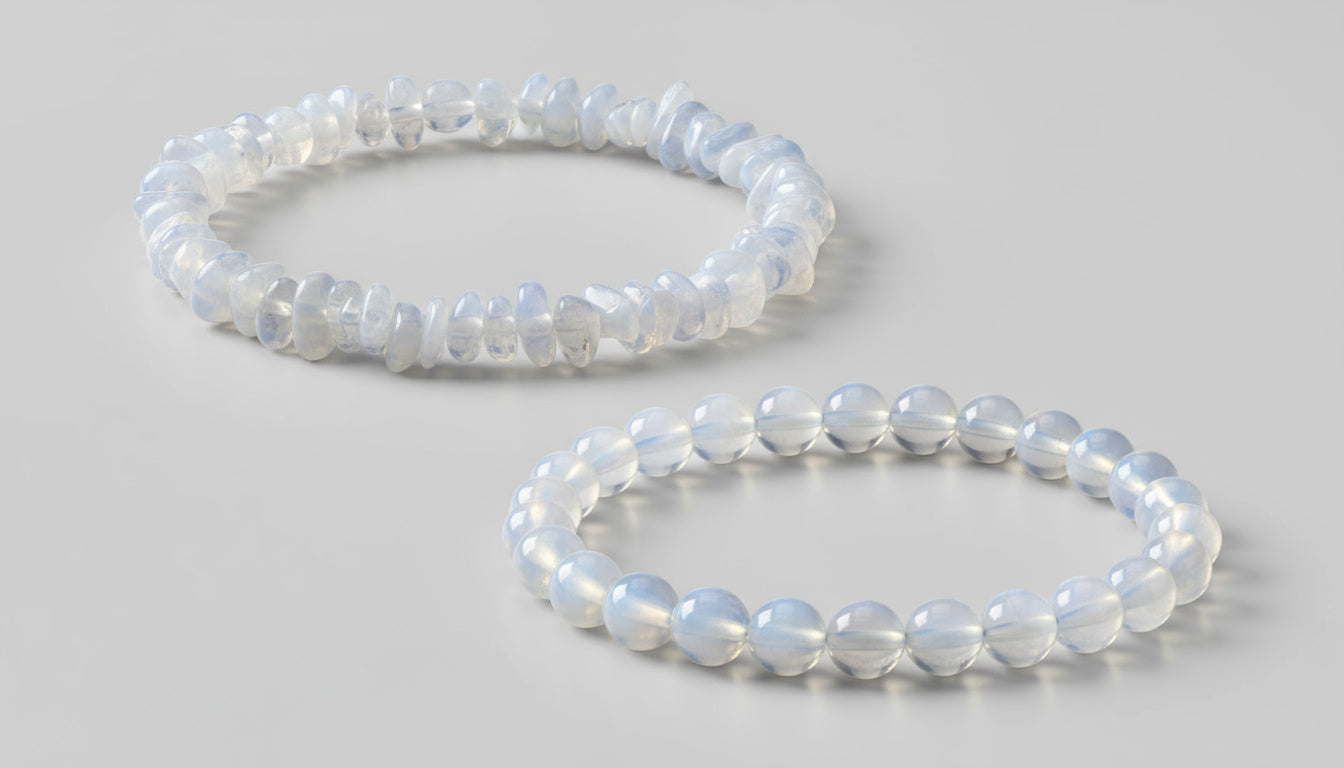 🌙 Moonstone Harmony Two-Piece Bracelet Set