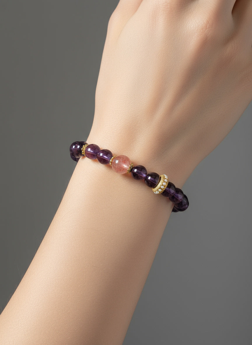 🔮 Amethyst Clarity Bracelet