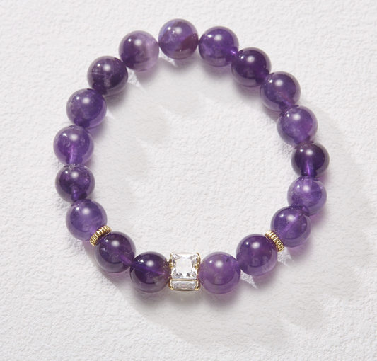 🔮 Amethyst Clarity Bracelet